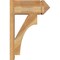 Ekena Millwork Westlake Rough Sawn Arts and Crafts Outlooker, Western Red Cedar, 8"W x 18"D x 26"H OUT08X18X26WTL03RWR - alternate 2